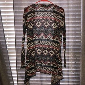 Xhilaration tribal pattern cardigan